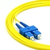 2m LC/UPC-SC/UPC デュプレックス シングルモード 光パッチケーブル（3.0mm PVC/OFNR 9/125）の画像