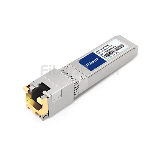 Arista Networks SFP-10GE-T対応互換 10GBASE-T SFP+モジュール（RJ45銅製、30m）の画像