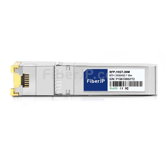 汎用 対応互換 10GBASE-T SFP+モジュール（RJ45銅製、30m）の画像