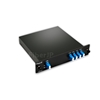 4チャンネル 1270-1330nm デュアルファイバ CWDM波長合分波モジュール（Mux/Demux、FMUプラグインモジュール、LC/UPC）の画像
