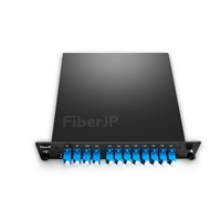 8 Channels 1470-1610nm, with Expansion Port, LC/UPC, Low Loss, Dual Fiber CWDM Mux Demux, FMU Plug-in Module