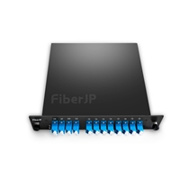 8チャンネル C53-C60 デュアルファイバ DWDM波長合分波モジュール（Mux/Demux、CWDM/DWDMハイブリッドソリューション、モニターポート & 拡張ポート & 1310nmポート付き、FMUプラグインモジュール、LC/UPC）