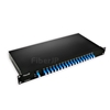 18チャネル 1270-1610nm デュアルファイバ CWDM波長合分波モジュール（モニターポート付き、LC/UPC、FMU 1Uラックマウント）の画像