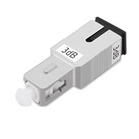 SC/UPC シングルモード光固定減衰器（オス-メス、3dB）の画像