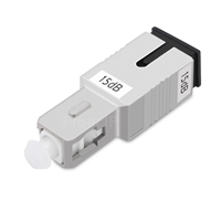 SC/UPC シングルモード光固定減衰器（オス-メス、15dB）の画像