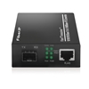 アンマネージド型ギガビットイーサネットメディアコンバーター（1x 10/100/1000Base-T RJ45～1x 1000Base-X SFP、AC 100V~240V）の画像