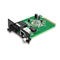 一元管理型カードタイプ ギガビットイーサネットメディアコンバーター（1x 10/100/1000Base-T RJ45～1x 1000Base-X SC/LC/FC/ST、デュアルファイバ、850nm 550m）