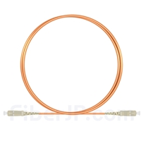 1m SC/UPC-SC/UPC シンプレックス マルチモード 光パッチケーブル（2.0mm PVC/OFNR OM1）