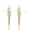 1m SC/UPC-SC/UPC シンプレックス マルチモード 光パッチケーブル（2.0mm PVC/OFNR OM1）の画像