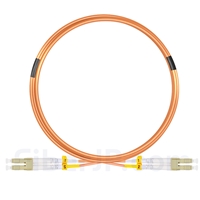 5m LC/UPC-LC/UPC デュプレックス マルチモード 光パッチケーブル（2.0mm PVC/OFNR OM1）の画像
