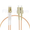 2m LC/UPC-SC/UPC デュプレックス マルチモード 光パッチケーブル（2.0mm PVC/OFNR OM1）の画像