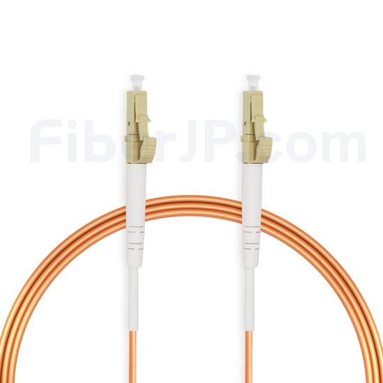 5m LC/UPC-LC/UPC シンプレックス マルチモード 光パッチケーブル（2.0mm PVC/OFNR OM1）の画像