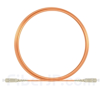 5m SC/UPC-SC/UPC シンプレックス マルチモード 光パッチケーブル（2.0mm PVC/OFNR OM1）