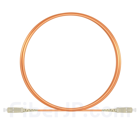 3m SC/UPC-SC/UPC シンプレックス マルチモード 光パッチケーブル（2.0mm PVC/OFNR OM1）の画像