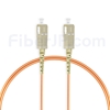 3m SC/UPC-SC/UPC シンプレックス マルチモード 光パッチケーブル（2.0mm PVC/OFNR OM1）の画像