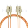 15m SC/UPC-SC/UPC デュプレックス マルチモード 光パッチケーブル（3.0mm PVC/OFNR OM1）の画像