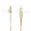 15m LC/UPC-SC/UPC デュプレックス マルチモード 光パッチケーブル（3.0mm PVC/OFNR OM1）の画像