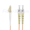 1m LC/UPC-ST/UPC デュプレックス マルチモード 光パッチケーブル(2.0mm PVC/OFNR OM2)の画像