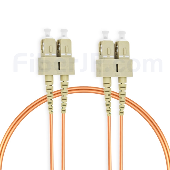 3m SC/UPC-SC/UPC デュプレックス マルチモード 光パッチケーブル(2.0mm LSZH OM2)の画像