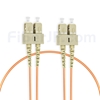 2m SC/UPC-SC/UPC デュプレックス マルチモード 光パッチケーブル(2.0mm LSZH OM2)の画像