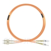 3m SC/UPC-ST/UPC デュプレックス マルチモード 光パッチケーブル（2.0mm LSZH OM2）の画像