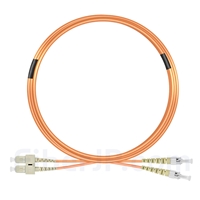 3m SC/UPC-ST/UPC デュプレックス マルチモード 光パッチケーブル（2.0mm LSZH OM2）