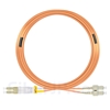 30m LC/UPC-SC/UPC デュプレックス マルチモード 光パッチケーブル（3.0mm PVC/OFNR OM2)の画像