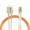 30m LC/UPC-SC/UPC デュプレックス マルチモード 光パッチケーブル（3.0mm PVC/OFNR OM2)の画像