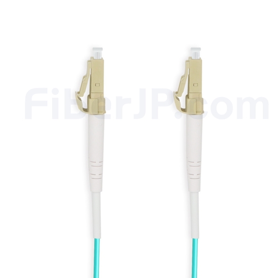 1m LC/UPC-LC/UPC デュプレックス マルチモード 光パッチケーブル（2.0mm PVC/OFNR OM3）の画像