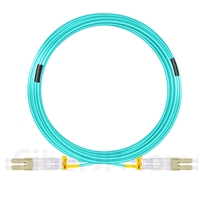 30m LC/UPC-LC/UPC デュプレックス マルチモード 光パッチケーブル（2.0mm PVC/OFNR OM3）の画像
