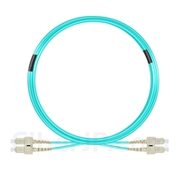 10m SC/UPC-SC/UPC デュプレックス マルチモード 光パッチケーブル（2.0mm PVC/OFNR OM3）