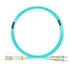 10m LC/UPC-ST/UPC デュプレックス マルチモード 光パッチケーブル（2.0mm PVC/OFNR OM3）の画像