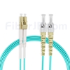 10m LC/UPC-ST/UPC デュプレックス マルチモード 光パッチケーブル（2.0mm PVC/OFNR OM3）の画像