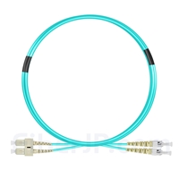 3m SC/UPC-ST/UPC デュプレックス マルチモード 光パッチケーブル（2.0mm PVC/OFNR OM3）