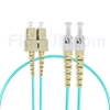 1m SC/UPC-ST/UPC デュプレックス マルチモード 光パッチケーブル（2.0mm PVC/OFNR OM3）の画像