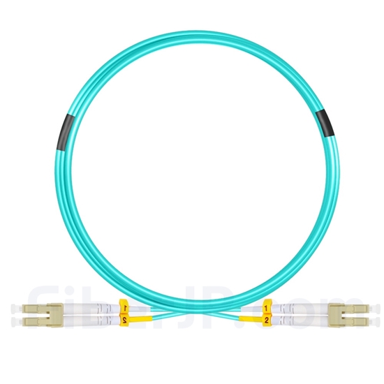 5m LC/UPC-LC/UPC デュプレックス マルチモード 光パッチケーブル（2.0mm LSZH OM3）の画像