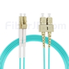15m LC/UPC-SC/UPC デュプレックス マルチモード 光パッチケーブル（2.0mm LSZH OM3）の画像