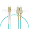1m LC/UPC-SC/UPC デュプレックス マルチモード 光パッチケーブル（2.0mm LSZH OM3）の画像