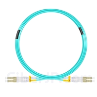 7m LC/UPC-LC/UPC デュプレックス マルチモード 光パッチケーブル（2.0mm LSZH OM4）の画像