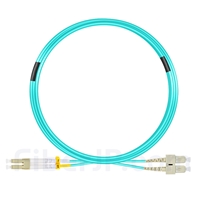 7m LC/UPC-SC/UPC デュプレックス マルチモード 光パッチケーブル（3.0mm LSZH OM4）