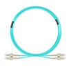 10m SC/UPC-SC/UPC デュプレックス マルチモード 光パッチケーブル（3.0mm PVC/OFNR OM4）の画像