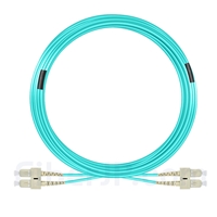 20m SC/UPC-SC/UPC デュプレックス マルチモード 光パッチケーブル（3.0mm LSZH OM4）の画像