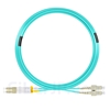 15m LC/UPC-SC/UPC デュプレックス マルチモード 光パッチケーブル（3.0mm LSZH  OM4）の画像