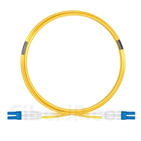 5m LC/UPC-LC/UPC デュプレックス シングルモード 光パッチケーブル（2.0mm PVC/OFNR OS2）の画像