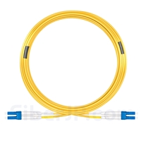20m LC/UPC-LC/UPC デュプレックス シングルモード 光パッチケーブル（2.0mm PVC/OFNR OS2）の画像