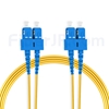 10m SC/UPC-SC/UPC デュプレックス シングルモード 光パッチケーブル（2.0mm PVC/OFNR OS2）の画像