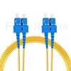 15m SC/UPC-SC/UPC デュプレックス シングルモード 光パッチケーブル（2.0mm PVC/OFNR OS2）の画像