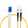 2m LC/UPC-ST/UPC デュプレックス シングルモード 光パッチケーブル（2.0mm PVC/OFNR OS2）の画像