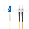 1m LC/UPC-ST/UPC デュプレックス シングルモード 光パッチケーブル（2.0mm PVC/OFNR OS2）の画像