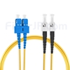 5m SC/UPC-ST/UPC デュプレックス シングルモード 光パッチケーブル（2.0mm PVC/OFNR OS2）の画像